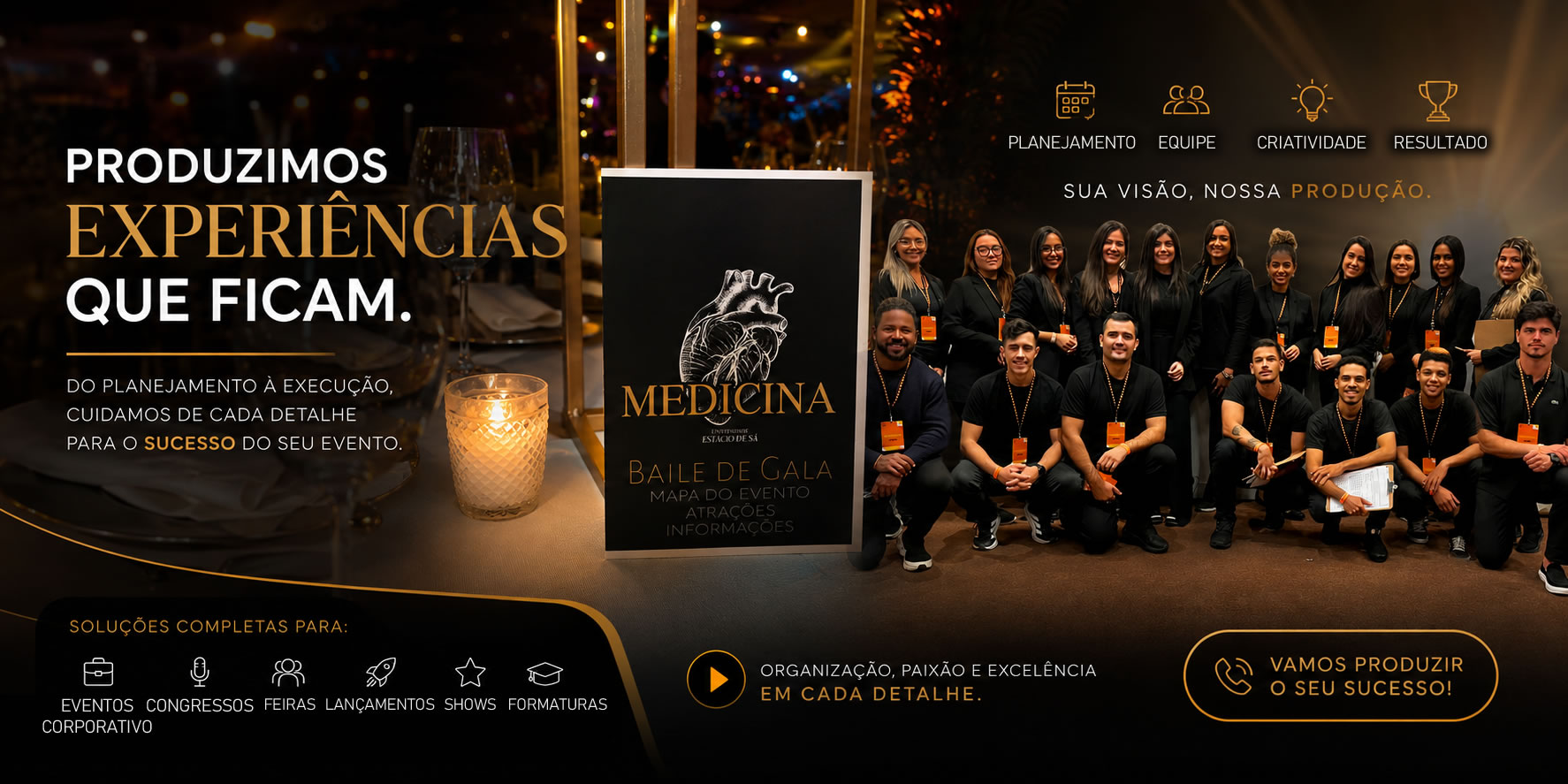 Produção evento Formatura no RIOCENTRO RJ